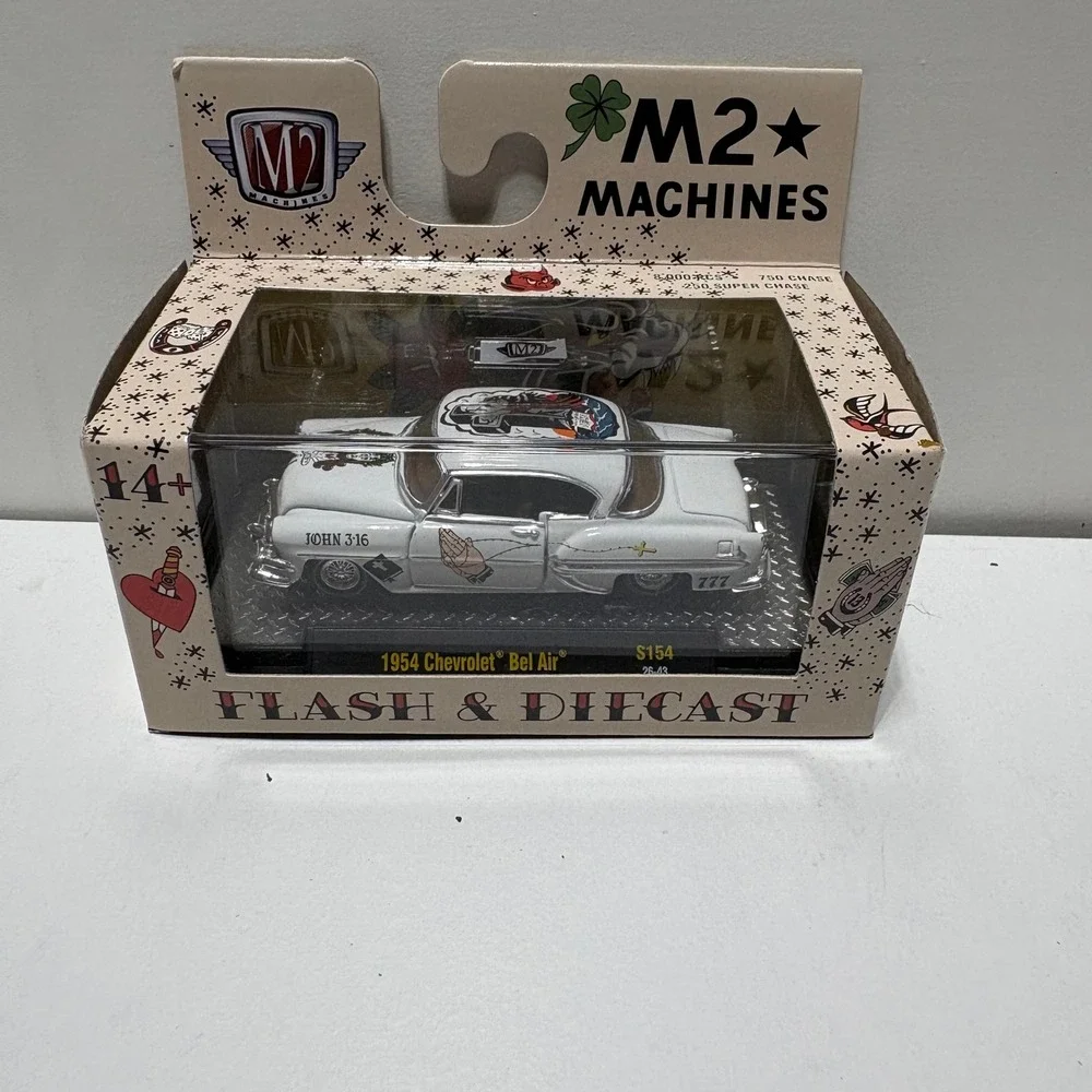 M2 Machines Flash Diecast LOT3 Car Lot 1957 Mercury 1954 Chevy 1964 Dodge 1:64